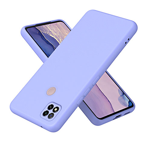 Silikon Hülle Handyhülle Ultra Dünn Flexible Schutzhülle 360 Grad Ganzkörper Tasche H01P für Xiaomi Redmi 9 Activ Violett