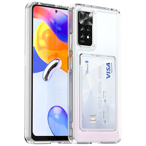 Silikon Hülle Handyhülle Ultra Dünn Flexible Schutzhülle 360 Grad Ganzkörper Tasche J02S für Xiaomi Redmi Note 11 Pro+ Plus 5G Klar