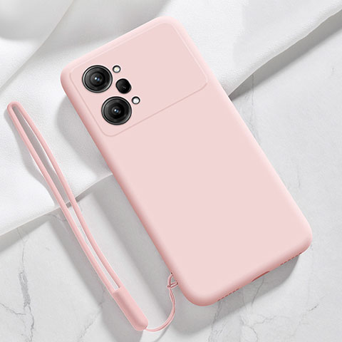 Silikon Hülle Handyhülle Ultra Dünn Flexible Schutzhülle 360 Grad Ganzkörper Tasche S01 für Oppo K10 Pro 5G Rosa