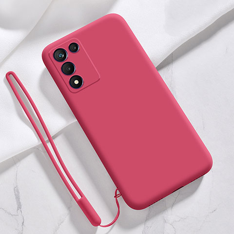 Silikon Hülle Handyhülle Ultra Dünn Flexible Schutzhülle 360 Grad Ganzkörper Tasche S02 für Oppo K9S 5G Rot