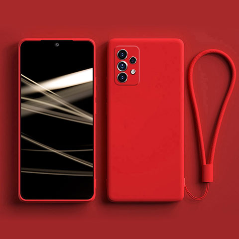 Silikon Hülle Handyhülle Ultra Dünn Flexible Schutzhülle 360 Grad Ganzkörper Tasche S02 für Samsung Galaxy A13 4G Rot