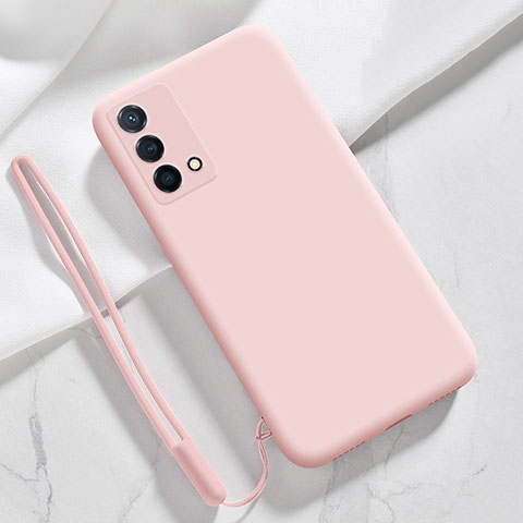 Silikon Hülle Handyhülle Ultra Dünn Flexible Schutzhülle 360 Grad Ganzkörper Tasche S03 für Oppo K9 5G Rosa