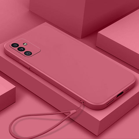 Silikon Hülle Handyhülle Ultra Dünn Flexible Schutzhülle 360 Grad Ganzkörper Tasche S04 für Samsung Galaxy A04s Pink