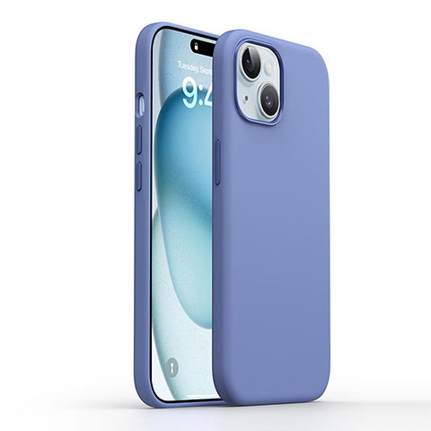 Silikon Hülle Handyhülle Ultra Dünn Flexible Schutzhülle 360 Grad Ganzkörper Tasche YK1 für Apple iPhone 13 Blau