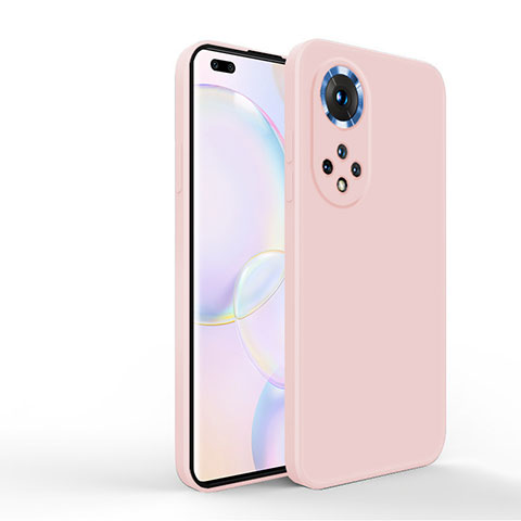 Silikon Hülle Handyhülle Ultra Dünn Flexible Schutzhülle 360 Grad Ganzkörper Tasche YK1 für Huawei Honor 50 Pro 5G Rosa