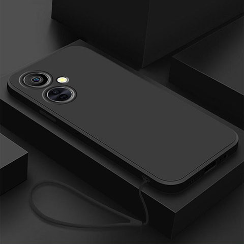 Silikon Hülle Handyhülle Ultra Dünn Flexible Schutzhülle 360 Grad Ganzkörper Tasche YK1 für OnePlus Nord CE 3 Lite 5G Schwarz