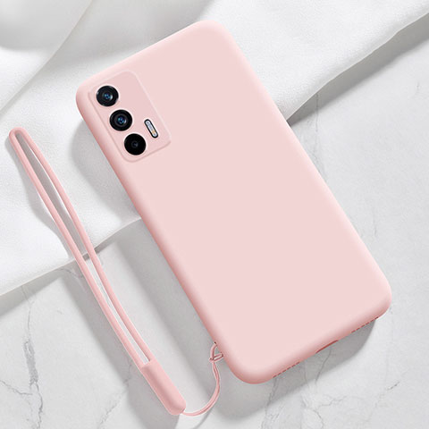 Silikon Hülle Handyhülle Ultra Dünn Flexible Schutzhülle 360 Grad Ganzkörper Tasche YK1 für Realme GT Neo 2T 5G Rosa