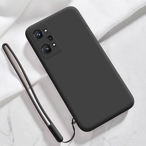 Silikon Hülle Handyhülle Ultra Dünn Flexible Schutzhülle 360 Grad Ganzkörper Tasche YK1 für Realme GT Neo 3T 5G Schwarz