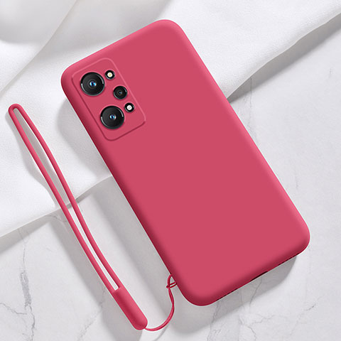 Silikon Hülle Handyhülle Ultra Dünn Flexible Schutzhülle 360 Grad Ganzkörper Tasche YK1 für Realme Q5 Pro 5G Rot