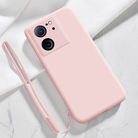 Silikon Hülle Handyhülle Ultra Dünn Flexible Schutzhülle 360 Grad Ganzkörper Tasche YK1 für Xiaomi Mi 13T 5G Rosa