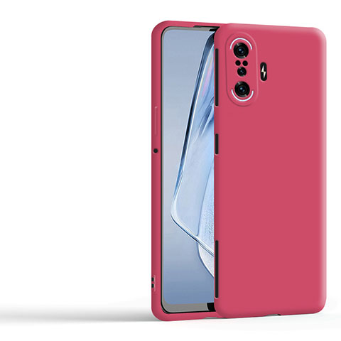 Silikon Hülle Handyhülle Ultra Dünn Flexible Schutzhülle 360 Grad Ganzkörper Tasche YK1 für Xiaomi Poco F3 GT 5G Rot
