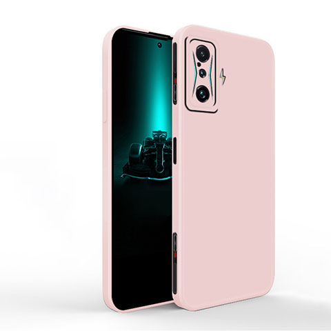 Silikon Hülle Handyhülle Ultra Dünn Flexible Schutzhülle 360 Grad Ganzkörper Tasche YK1 für Xiaomi Redmi K50 Gaming 5G Rosa