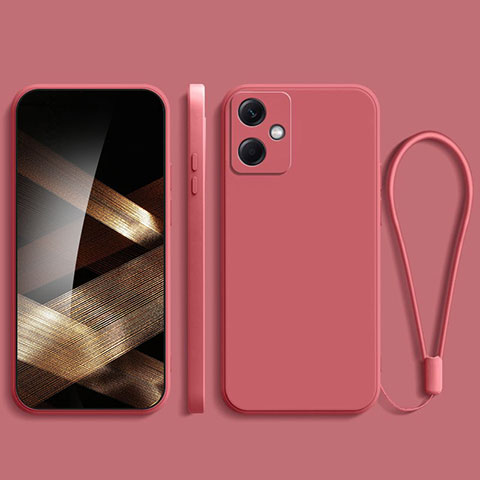 Silikon Hülle Handyhülle Ultra Dünn Flexible Schutzhülle 360 Grad Ganzkörper Tasche YK1 für Xiaomi Redmi Note 12R Pro 5G Rot