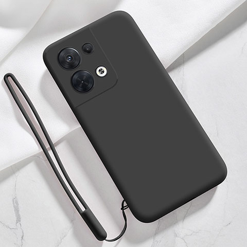 Silikon Hülle Handyhülle Ultra Dünn Flexible Schutzhülle 360 Grad Ganzkörper Tasche YK1 für Xiaomi Redmi Note 13 Pro 5G Schwarz