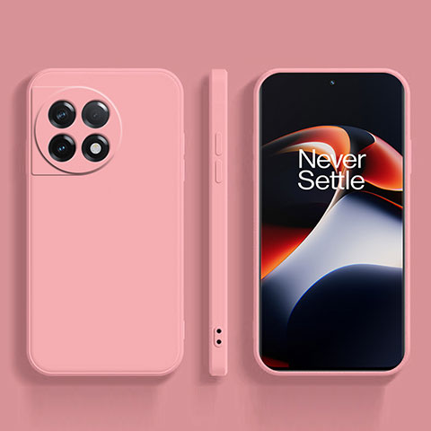 Silikon Hülle Handyhülle Ultra Dünn Flexible Schutzhülle 360 Grad Ganzkörper Tasche YK2 für OnePlus Ace 2 Pro 5G Rosa