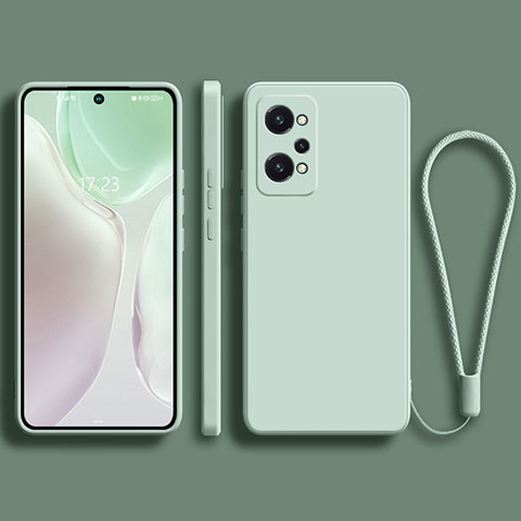 Silikon Hülle Handyhülle Ultra Dünn Flexible Schutzhülle 360 Grad Ganzkörper Tasche YK2 für Realme Q5 Pro 5G Minzgrün