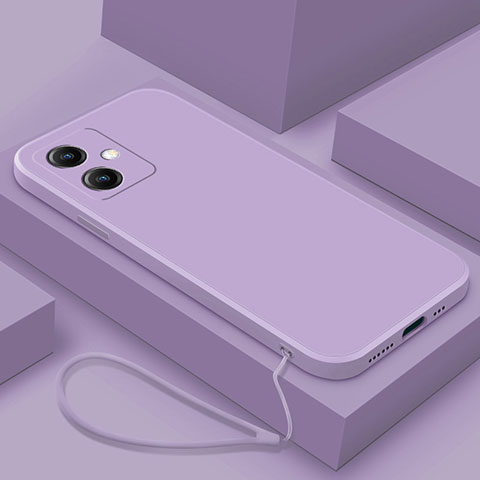 Silikon Hülle Handyhülle Ultra Dünn Flexible Schutzhülle 360 Grad Ganzkörper Tasche YK2 für Xiaomi Redmi Note 12R Pro 5G Violett