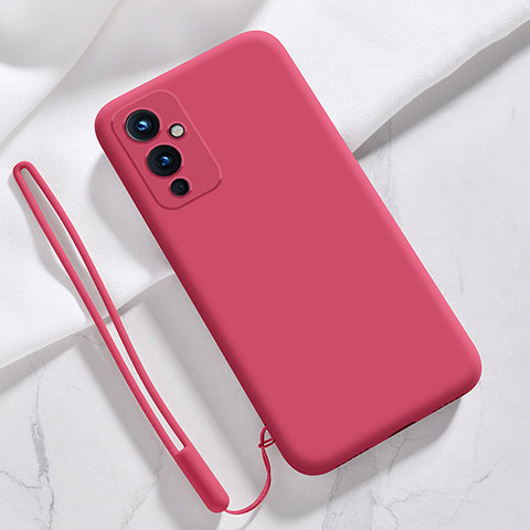 Silikon Hülle Handyhülle Ultra Dünn Flexible Schutzhülle 360 Grad Ganzkörper Tasche YK3 für OnePlus 9 5G Rot