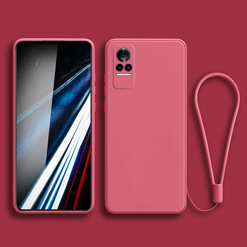 Silikon Hülle Handyhülle Ultra Dünn Flexible Schutzhülle 360 Grad Ganzkörper Tasche YK3 für Xiaomi Civi 1S 5G Pink