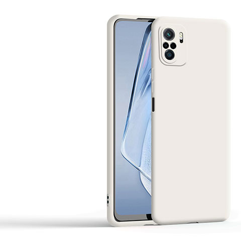 Silikon Hülle Handyhülle Ultra Dünn Flexible Schutzhülle 360 Grad Ganzkörper Tasche YK3 für Xiaomi Mi 11i 5G Weiß