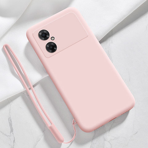 Silikon Hülle Handyhülle Ultra Dünn Flexible Schutzhülle 360 Grad Ganzkörper Tasche YK3 für Xiaomi Poco M4 5G Rosa