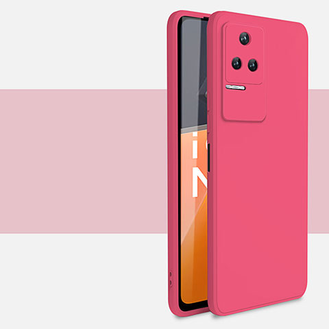 Silikon Hülle Handyhülle Ultra Dünn Flexible Schutzhülle 360 Grad Ganzkörper Tasche YK3 für Xiaomi Redmi K50 Pro 5G Rot