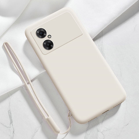 Silikon Hülle Handyhülle Ultra Dünn Flexible Schutzhülle 360 Grad Ganzkörper Tasche YK3 für Xiaomi Redmi Note 11R 5G Weiß