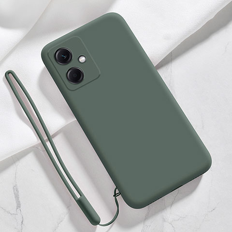 Silikon Hülle Handyhülle Ultra Dünn Flexible Schutzhülle 360 Grad Ganzkörper Tasche YK3 für Xiaomi Redmi Note 12R Pro 5G Nachtgrün