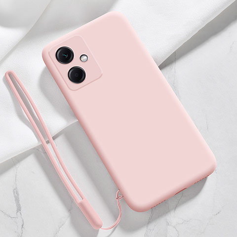 Silikon Hülle Handyhülle Ultra Dünn Flexible Schutzhülle 360 Grad Ganzkörper Tasche YK3 für Xiaomi Redmi Note 12R Pro 5G Rosa