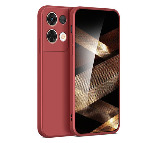 Silikon Hülle Handyhülle Ultra Dünn Flexible Schutzhülle 360 Grad Ganzkörper Tasche YK3 für Xiaomi Redmi Note 13 Pro 5G Rot