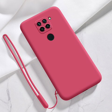 Silikon Hülle Handyhülle Ultra Dünn Flexible Schutzhülle 360 Grad Ganzkörper Tasche YK3 für Xiaomi Redmi Note 9 Rot