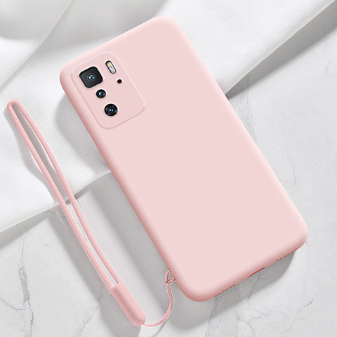 Silikon Hülle Handyhülle Ultra Dünn Flexible Schutzhülle 360 Grad Ganzkörper Tasche YK4 für Xiaomi Poco X3 GT 5G Rosa