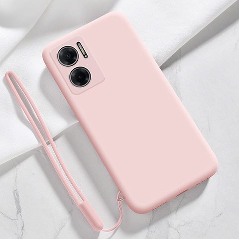 Silikon Hülle Handyhülle Ultra Dünn Flexible Schutzhülle 360 Grad Ganzkörper Tasche YK4 für Xiaomi Redmi 11 Prime 5G Rosa