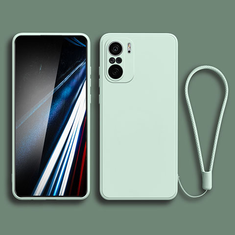 Silikon Hülle Handyhülle Ultra Dünn Flexible Schutzhülle 360 Grad Ganzkörper Tasche YK4 für Xiaomi Redmi K40 Pro+ Plus 5G Minzgrün