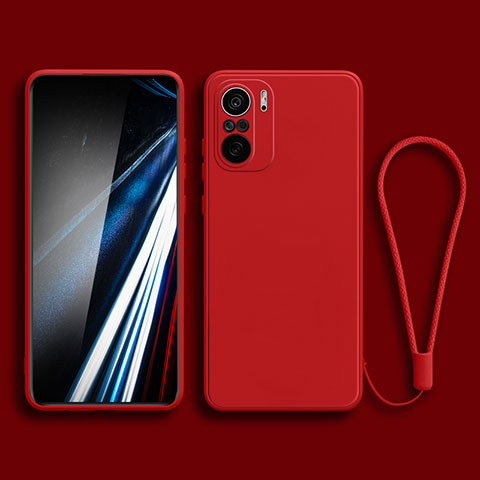 Silikon Hülle Handyhülle Ultra Dünn Flexible Schutzhülle 360 Grad Ganzkörper Tasche YK4 für Xiaomi Redmi K40 Pro+ Plus 5G Rot