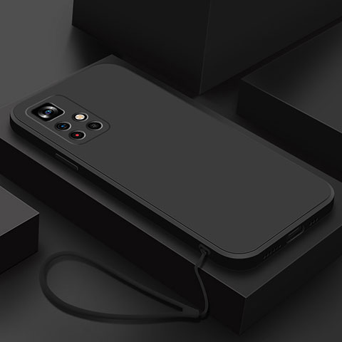 Silikon Hülle Handyhülle Ultra Dünn Flexible Schutzhülle 360 Grad Ganzkörper Tasche YK4 für Xiaomi Redmi Note 11T 5G Schwarz