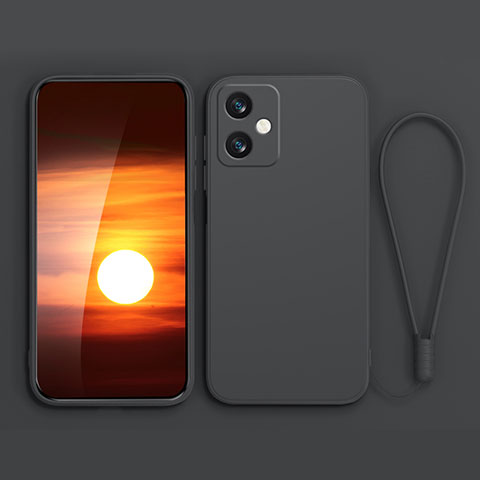 Silikon Hülle Handyhülle Ultra Dünn Flexible Schutzhülle 360 Grad Ganzkörper Tasche YK4 für Xiaomi Redmi Note 12R Pro 5G Schwarz