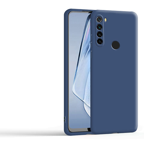 Silikon Hülle Handyhülle Ultra Dünn Flexible Schutzhülle 360 Grad Ganzkörper Tasche YK4 für Xiaomi Redmi Note 8 (2021) Blau