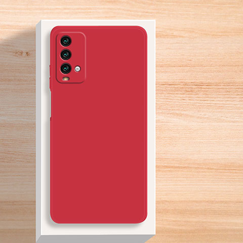 Silikon Hülle Handyhülle Ultra Dünn Flexible Schutzhülle 360 Grad Ganzkörper Tasche YK5 für Xiaomi Redmi 9T 4G Rot