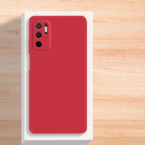 Silikon Hülle Handyhülle Ultra Dünn Flexible Schutzhülle 360 Grad Ganzkörper Tasche YK5 für Xiaomi Redmi Note 11 SE 5G Rot