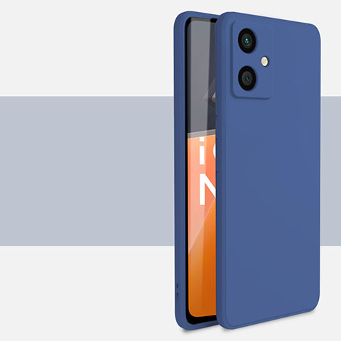 Silikon Hülle Handyhülle Ultra Dünn Flexible Schutzhülle 360 Grad Ganzkörper Tasche YK5 für Xiaomi Redmi Note 12R Pro 5G Blau