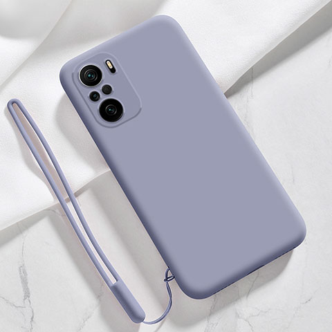 Silikon Hülle Handyhülle Ultra Dünn Flexible Schutzhülle 360 Grad Ganzkörper Tasche YK6 für Xiaomi Mi 11i 5G Lavendel Grau