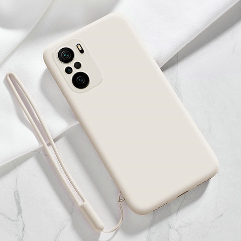 Silikon Hülle Handyhülle Ultra Dünn Flexible Schutzhülle 360 Grad Ganzkörper Tasche YK6 für Xiaomi Mi 11X 5G Weiß