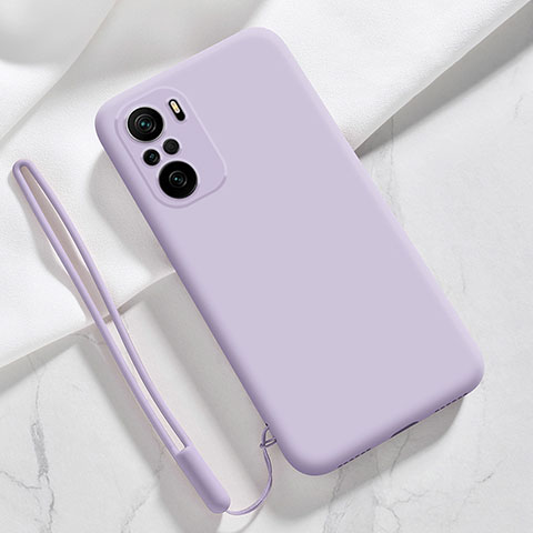 Silikon Hülle Handyhülle Ultra Dünn Flexible Schutzhülle 360 Grad Ganzkörper Tasche YK6 für Xiaomi Mi 11X Pro 5G Helles Lila