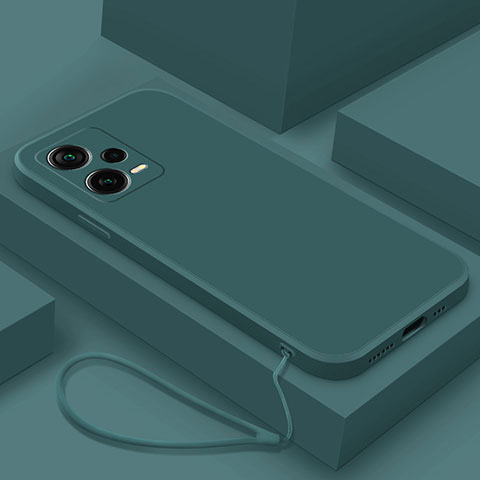Silikon Hülle Handyhülle Ultra Dünn Flexible Schutzhülle 360 Grad Ganzkörper Tasche YK6 für Xiaomi Poco X5 5G Nachtgrün
