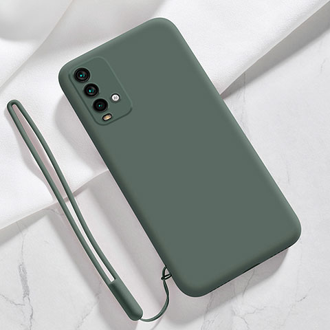 Silikon Hülle Handyhülle Ultra Dünn Flexible Schutzhülle 360 Grad Ganzkörper Tasche YK6 für Xiaomi Redmi 9 Power Nachtgrün