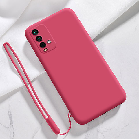 Silikon Hülle Handyhülle Ultra Dünn Flexible Schutzhülle 360 Grad Ganzkörper Tasche YK6 für Xiaomi Redmi 9 Power Rot