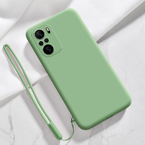 Silikon Hülle Handyhülle Ultra Dünn Flexible Schutzhülle 360 Grad Ganzkörper Tasche YK6 für Xiaomi Redmi K40 Pro 5G Grün