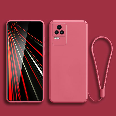 Silikon Hülle Handyhülle Ultra Dünn Flexible Schutzhülle 360 Grad Ganzkörper Tasche YK6 für Xiaomi Redmi K50 5G Pink