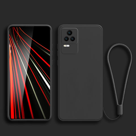 Silikon Hülle Handyhülle Ultra Dünn Flexible Schutzhülle 360 Grad Ganzkörper Tasche YK6 für Xiaomi Redmi K50 Pro 5G Schwarz